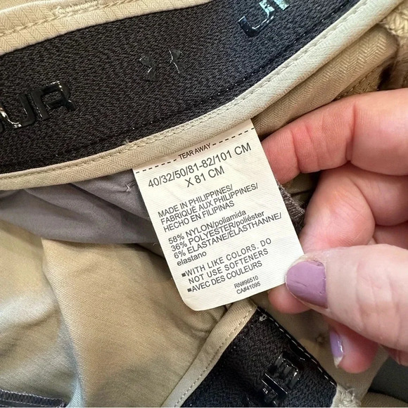 Under Amour The Showdown 40/32 tan performance pants - Picture 6 of 7